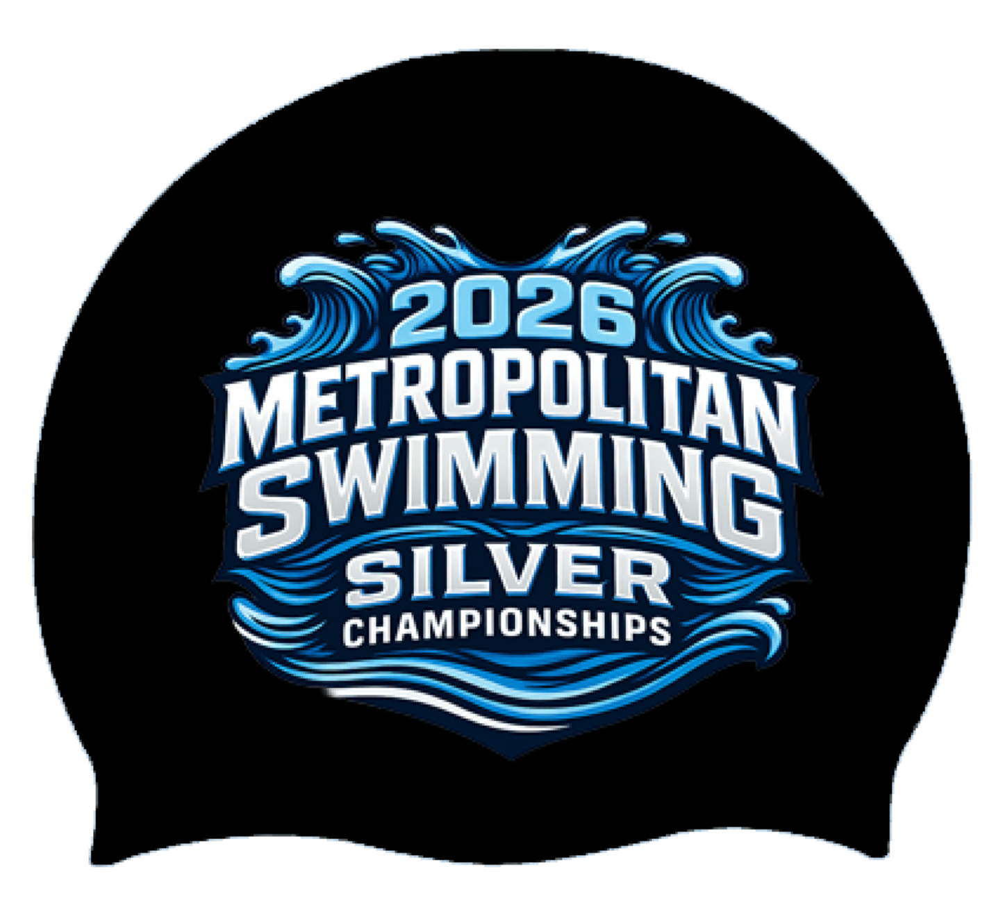 Silver Champs Swim Cap